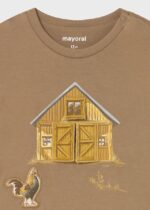 Mayoral Παιδική Μπλούζα Μακρυμάνικη για Αγόρι Καφέ 15-02067-031 - Image 3