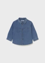 Mayoral Παιδικό Πουκάμισο Μακρυμάνικο για Αγόρι Τζιν 15-02108-005 - Image 2