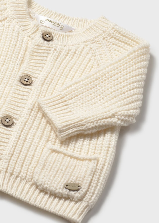 15-02339-088-L-6 Mayoral Βρεφική Ζακέτα για Αγόρι Μπεζ 15-02339-088 - Image 3