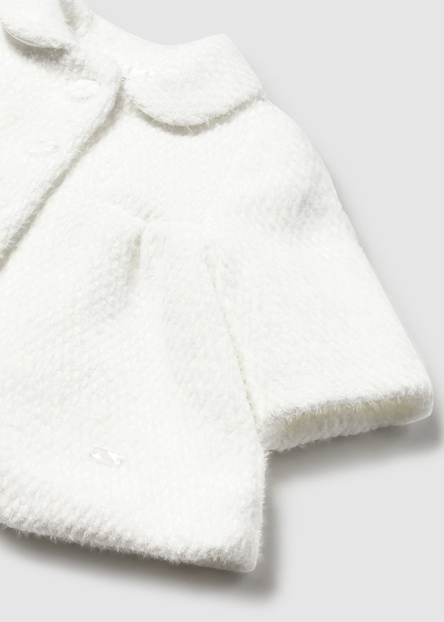 15-02401-081-L-6 Mayoral Βρεφικό Παλτό για Κορίτσι Εκρού 15-02401-081 - Image 3