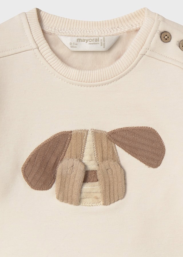15-02406-094-L-6 Mayoral Βρεφικό Πουλόβερ για Αγόρι Μπεζ 15-02406-094 - Image 3