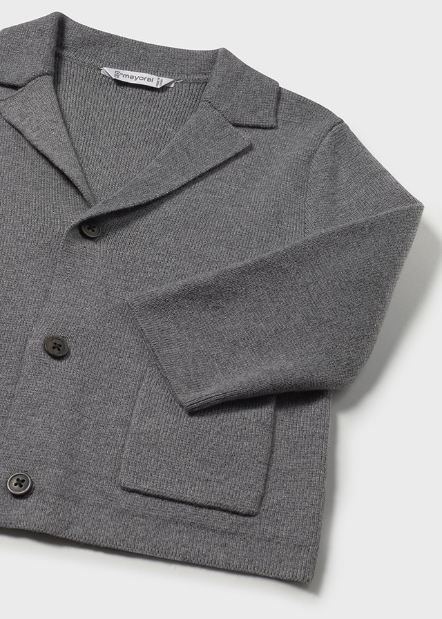 15-02418-087-L-6 Mayoral Παιδικό Σακάκι για Αγόρι Γκρι 15-02418-087 - Image 3