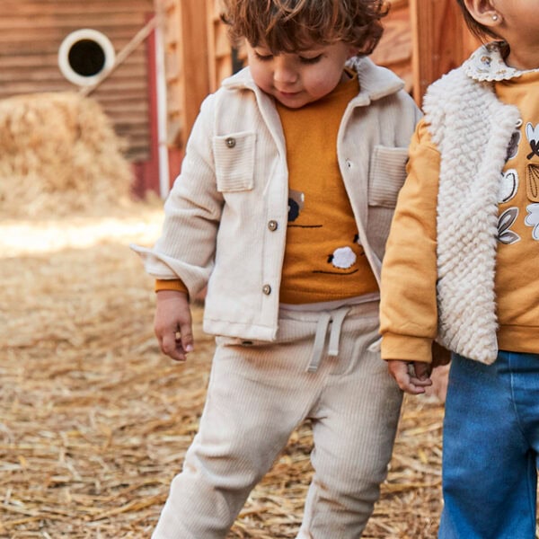 Mayoral Παιδικό Παντελόνι για Αγόρι Μπεζ 15-02510-011