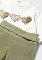 Mayoral Βρεφικό Σετ για Κορίτσι Πράσινο 15-02555-060 - Image 3