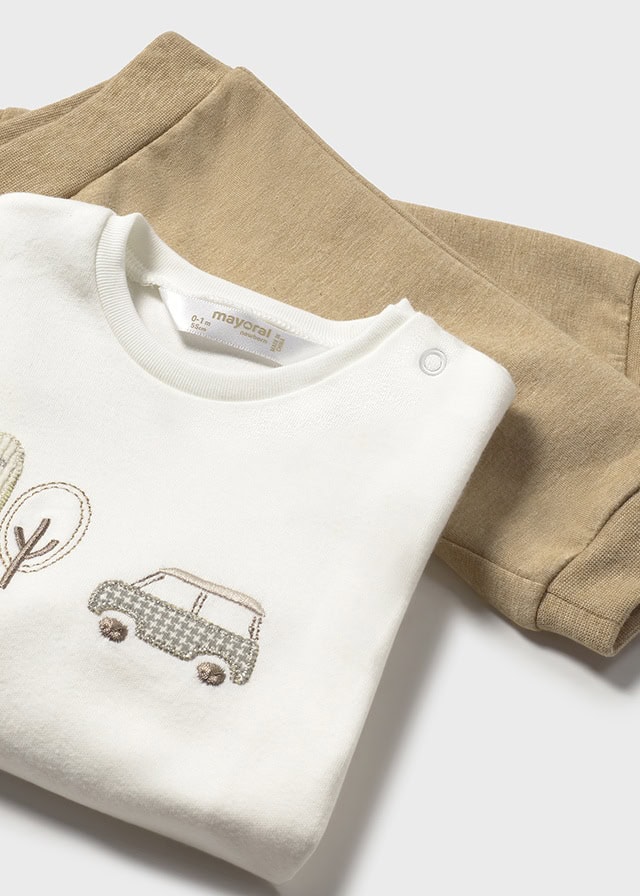 15-02622-026-L-7 Mayoral Βρεφικό Σετ για Αγόρι Μπεζ 15-02622-026 - Image 6
