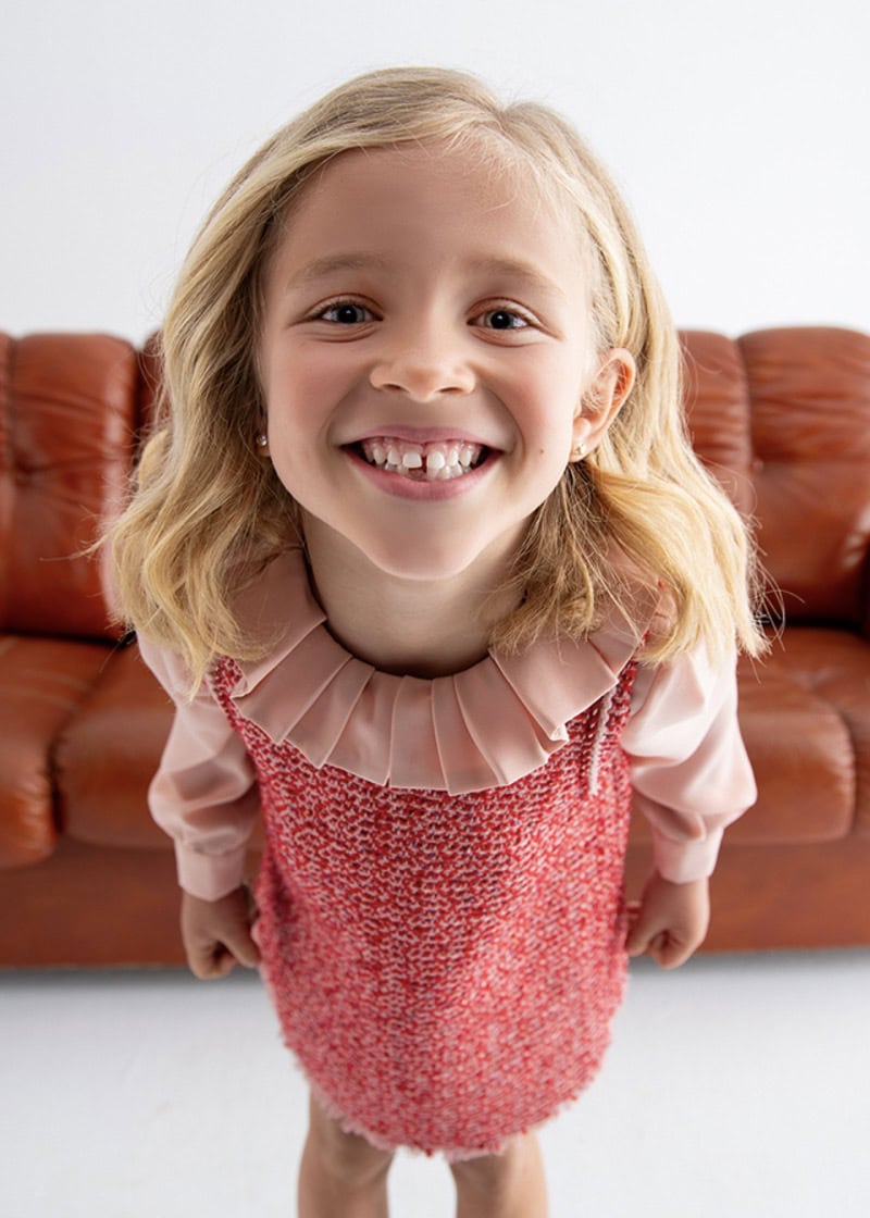 15-05526-039-L-1 Abel & Lula Παιδικό Φόρεμα για Κορίτσι Κόκκινο 15-05526-039 - Image 1