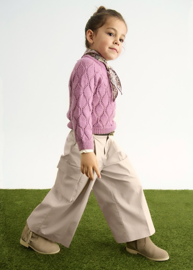 15-05725-001-L-3 Abel & Lula Παιδικό Παντελόνι για Κορίτσι Μπεζ 15-05725-001 - Image 2