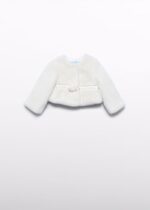 Abel & Lula Παιδικό Παλτό Γούνα για Κορίτσι Μπεζ 15-05818-015