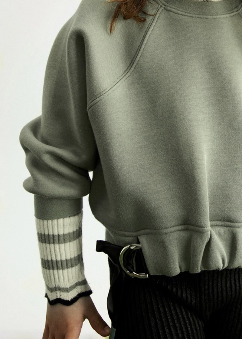 15-05826-006-L-2 Abel & Lula Παιδικό Φούτερ για Κορίτσι Πράσινο 15-05826-006 - Image 2