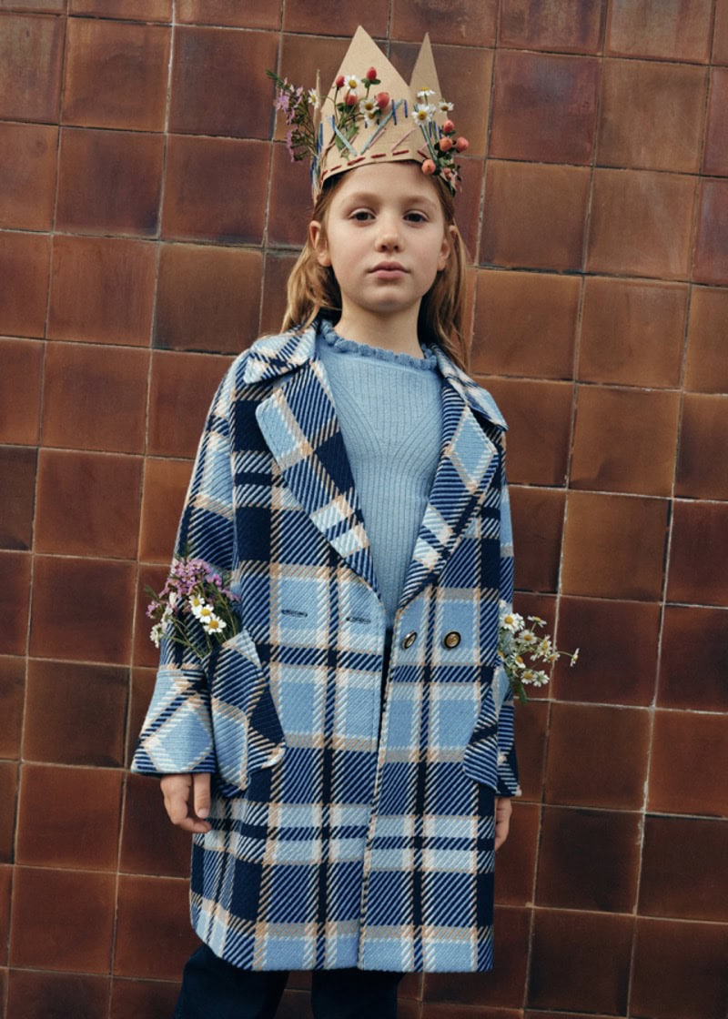 15-05845-004-L-1 Abel & Lula Παιδικό Παλτό για Κορίτσι Μπλε 15-05845-004 - Image 1