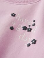 Name it Παιδικό Φούτερ για Κορίτσι Ροζ 13246223-Sweet-Dreams - Image 3