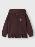 Name it Παιδική Ζακέτα για Κορίτσι Μπορντώ 13247290-Sassafras