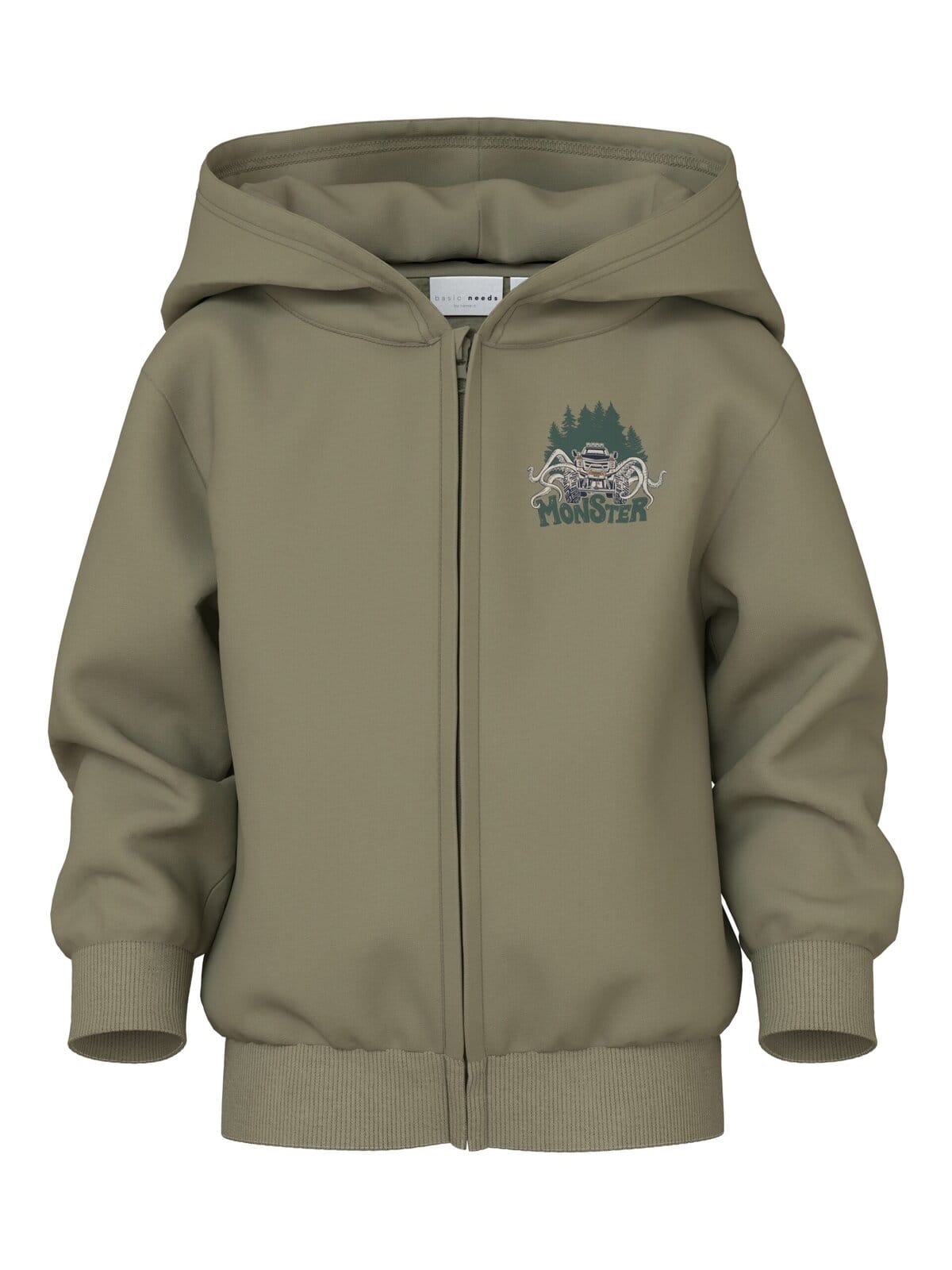 NAME-IT_Autumnwinter_4877128_13249494 Name it Παιδική Ζακέτα για Αγόρι Πράσινο 13249494-Mermaid - Image 1