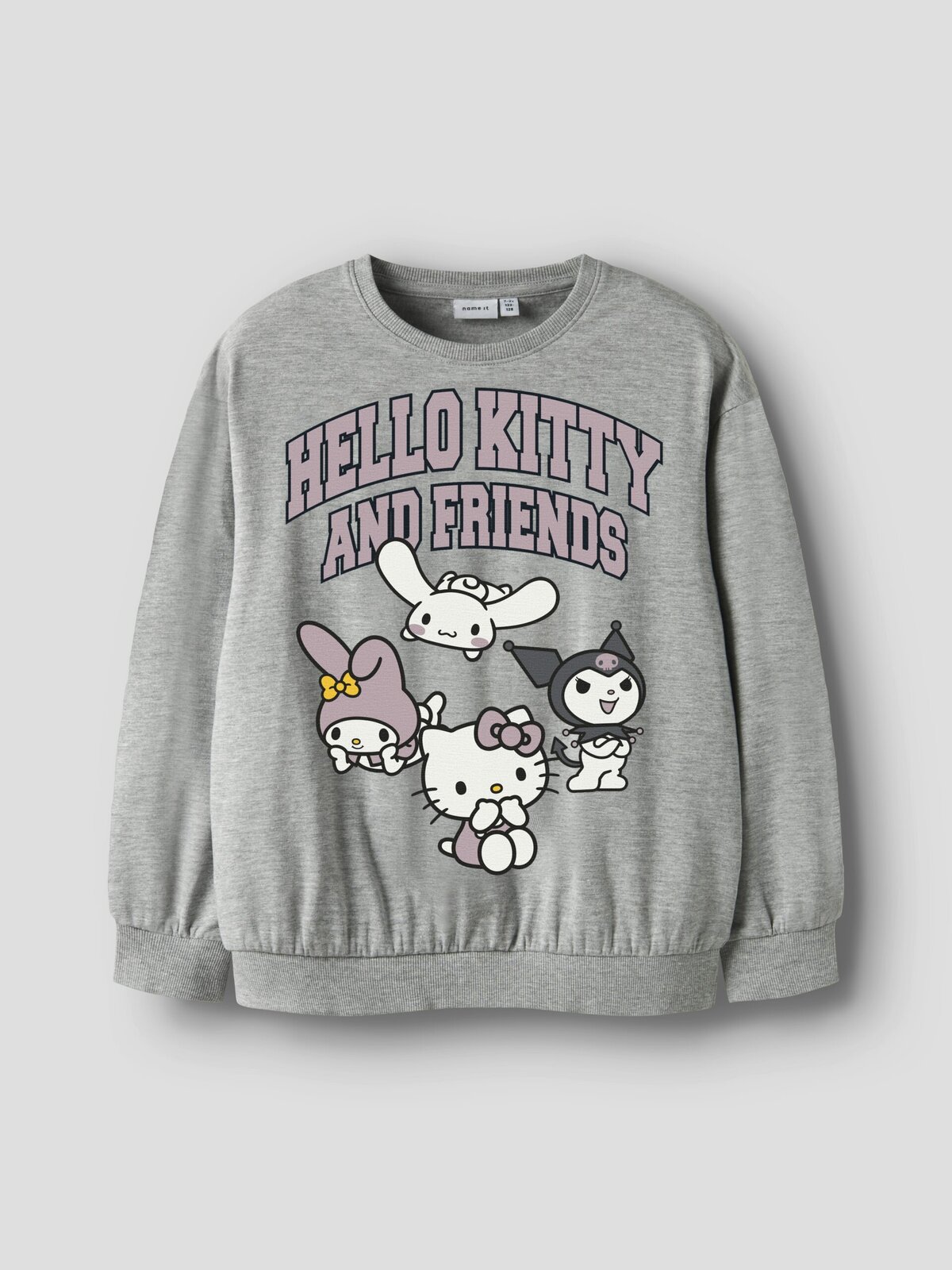 NAME-IT_Autumnwinter_4880288_13249744_3 Name it Παιδικό Φούτερ για Κορίτσι Γκρι 13249744-Grey-Melange - Image 1