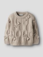 Name it Παιδικό Πουλόβερ για Κορίτσι Μπεζ 13247642-Peyote