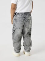 Name it Παιδικό Παντελόνι για Αγόρι Γκρι 13242725-Medium-Grey-Denim - Image 5