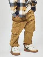 Name it Παιδικό Παντελόνι για Αγόρι Καφέ 13212620-Dull-Gold - Image 7