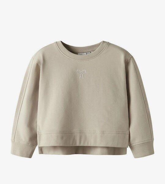 Name it Παιδική Μπλούζα Μακρυμάνικη για Κορίτσι Μπεζ 13244393-Peyote