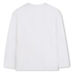 Timberland Παιδική Μπλούζα Μακρυμάνικη για Αγόρι Λευκό 25-T60538-10P – Bild 2