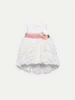 Abel & Lula Παιδικό Φόρεμα για Κορίτσι Λευκό 25-05012-007