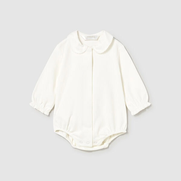 Mayoral Βρεφικό Κορμάκι για Κορίτσι Εκρού 15-02722-084