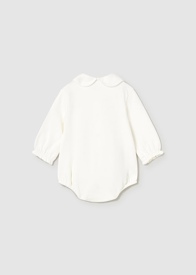 15-02722-084-L-5 Mayoral Βρεφικό Κορμάκι για Κορίτσι Εκρού 15-02722-084 - Image 2