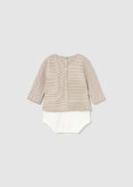 Mayoral Βρεφικό Κορμάκι για Αγόρι Μπεζ 15-02728-035 - Image 4