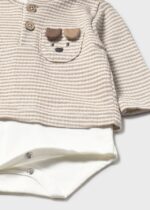 Mayoral Βρεφικό Κορμάκι για Αγόρι Μπεζ 15-02728-035 - Image 2