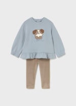 Mayoral Παιδικό Σετ για Κορίτσι Καφέ 15-02738-027