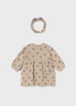 Mayoral Βρεφικό Φόρεμα για Κορίτσι Μπεζ 15-02807-014