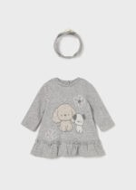 Mayoral Βρεφικό Φόρεμα για Κορίτσι Γκρι 15-02809-014 - Image 2
