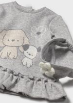 Mayoral Βρεφικό Φόρεμα για Κορίτσι Γκρι 15-02809-014 - Image 4