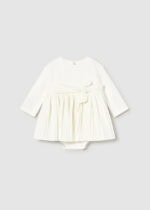 Mayoral Βρεφικό Φόρεμα για Κορίτσι Εκρού 15-02812-023