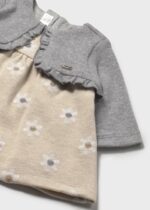 Mayoral Βρεφικό Φόρεμα για Κορίτσι Μπεζ 15-02832-029 - Image 4