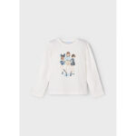 Mayoral Παιδική Μπλούζα Μακρυμάνικη για Κορίτσι Μπεζ 15-04011-093