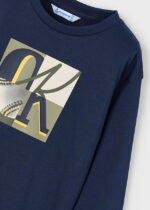 Mayoral Παιδική Μπλούζα Μακρυμάνικη για Αγόρι Μπλε 15-04076-078 - Image 2