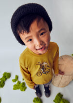 Mayoral Παιδική Μπλούζα Μακρυμάνικη για Αγόρι Κίτρινο 15-04087-030 - Image 2