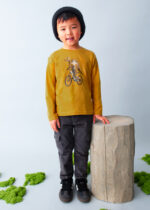 Mayoral Παιδική Μπλούζα Μακρυμάνικη για Αγόρι Κίτρινο 15-04087-030