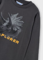 Mayoral Παιδική Μπλούζα Μακρυμάνικη για Αγόρι Μαύρο 15-04090-046 - Image 2