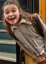 Mayoral Παιδικό Γιλέκο για Κορίτσι Καφέ 15-04313-016