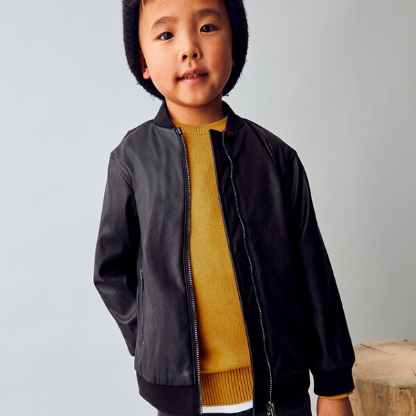 Mayoral Παιδικό Τζάκετ για Αγόρι Μαύρο 15-04413-006