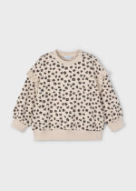 Mayoral Παιδικό Φούτερ για Κορίτσι Μπεζ 15-04433-035