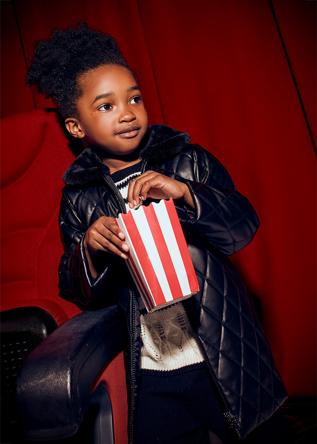 15-04445-065-L-1 Mayoral Παιδικό Μπουφάν για Κορίτσι Μαύρο 15-04445-065 - Image 1