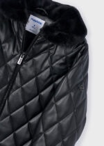 Mayoral Παιδικό Μπουφάν για Κορίτσι Μαύρο 15-04445-065 - Image 2