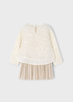 Mayoral Παιδικό Φόρεμα για Κορίτσι Μπεζ 15-04925-049 - Image 3