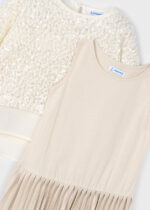 Mayoral Παιδικό Φόρεμα για Κορίτσι Μπεζ 15-04925-049 - Image 4