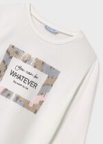 Mayoral Παιδική Μπλούζα Μακρυμάνικη για Κορίτσι Μπεζ 15-07018-088 - Image 5