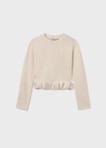 Mayoral Παιδική Μπλούζα Μακρυμάνικη για Κορίτσι Καφέ 15-07030-031 - Image 4