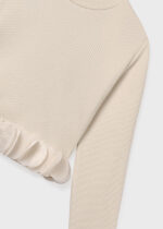 Mayoral Παιδική Μπλούζα Μακρυμάνικη για Κορίτσι Καφέ 15-07030-031 - Image 6