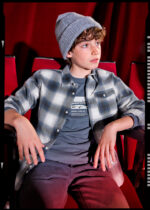 Mayoral Παιδικό Πουκάμισο Μακρυμάνικο για Αγόρι Γκρι 15-07108-053